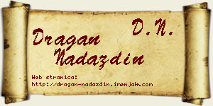 Dragan Nadaždin vizit kartica